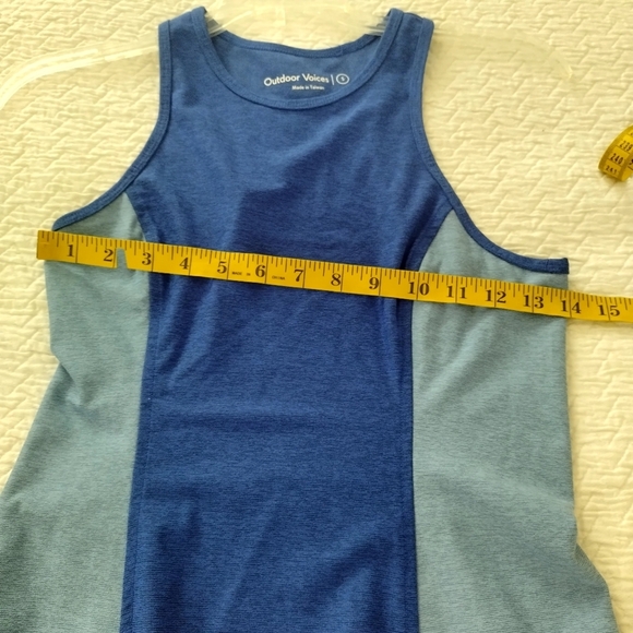Outdoor Voices Blue Colorblock Athena Dress Sz S - Picture 8 of 9